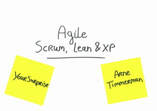 Agile: Scrum, Lean en eXtreme Programming