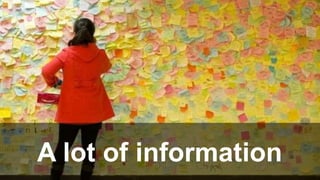 A lot of information
 