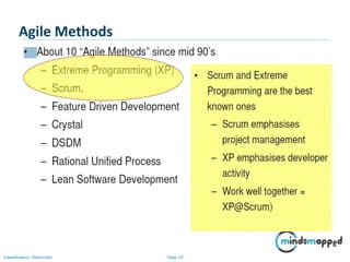 Page 10Classification: Restricted
Agile Methods
 