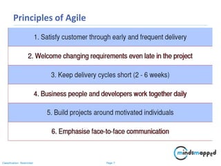 Page 7Classification: Restricted
Principles of Agile
 