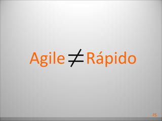 Agile   Rápido 