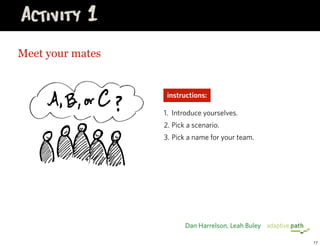 Sketchboards + Prototypes