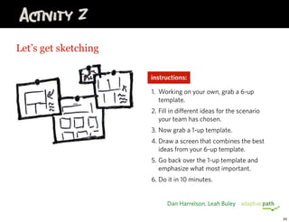 Sketchboards + Prototypes