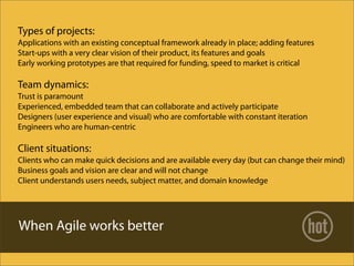 Can't we all get along? Human-centered design meets Agile