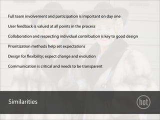 Can't we all get along? Human-centered design meets Agile