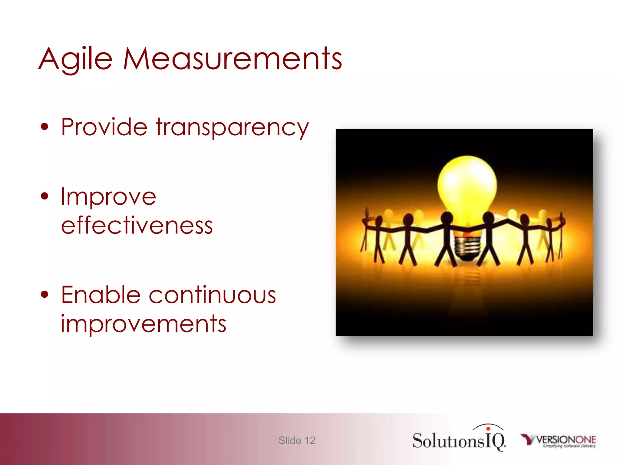 Agile 101 Basic Measurement