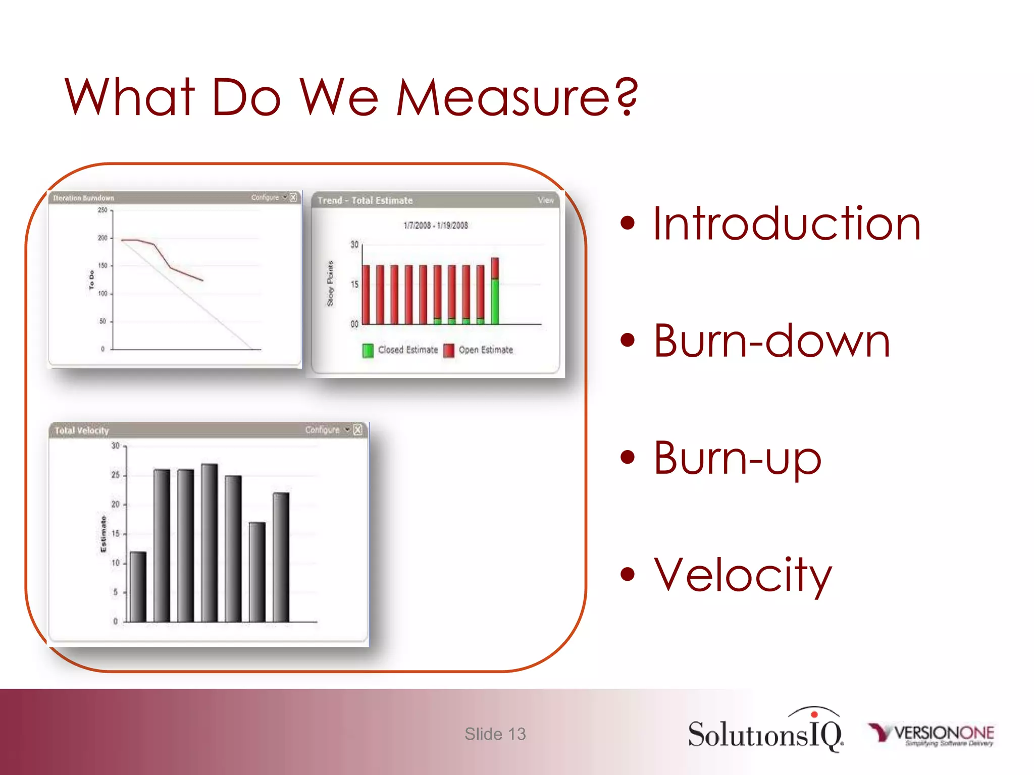 Agile 101 Basic Measurement