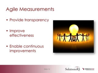 Agile 101 Basic Measurement