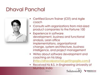 Agile 101 Basic Measurement