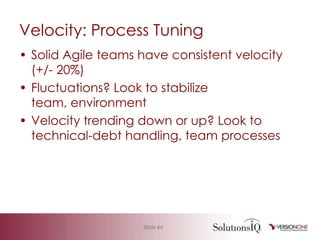 Agile 101 Basic Measurement