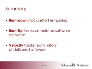 Agile 101 Basic Measurement