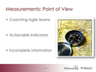 Agile 101 Basic Measurement
