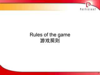 Rules of the game 游戏规则 
