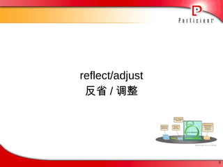 reflect/adjust 反省 / 调整 