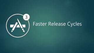 Faster Release Cycles
 