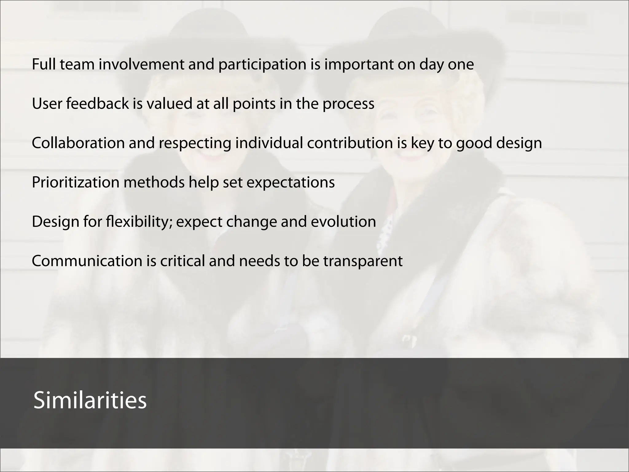Human-centered design meets Agile Development
