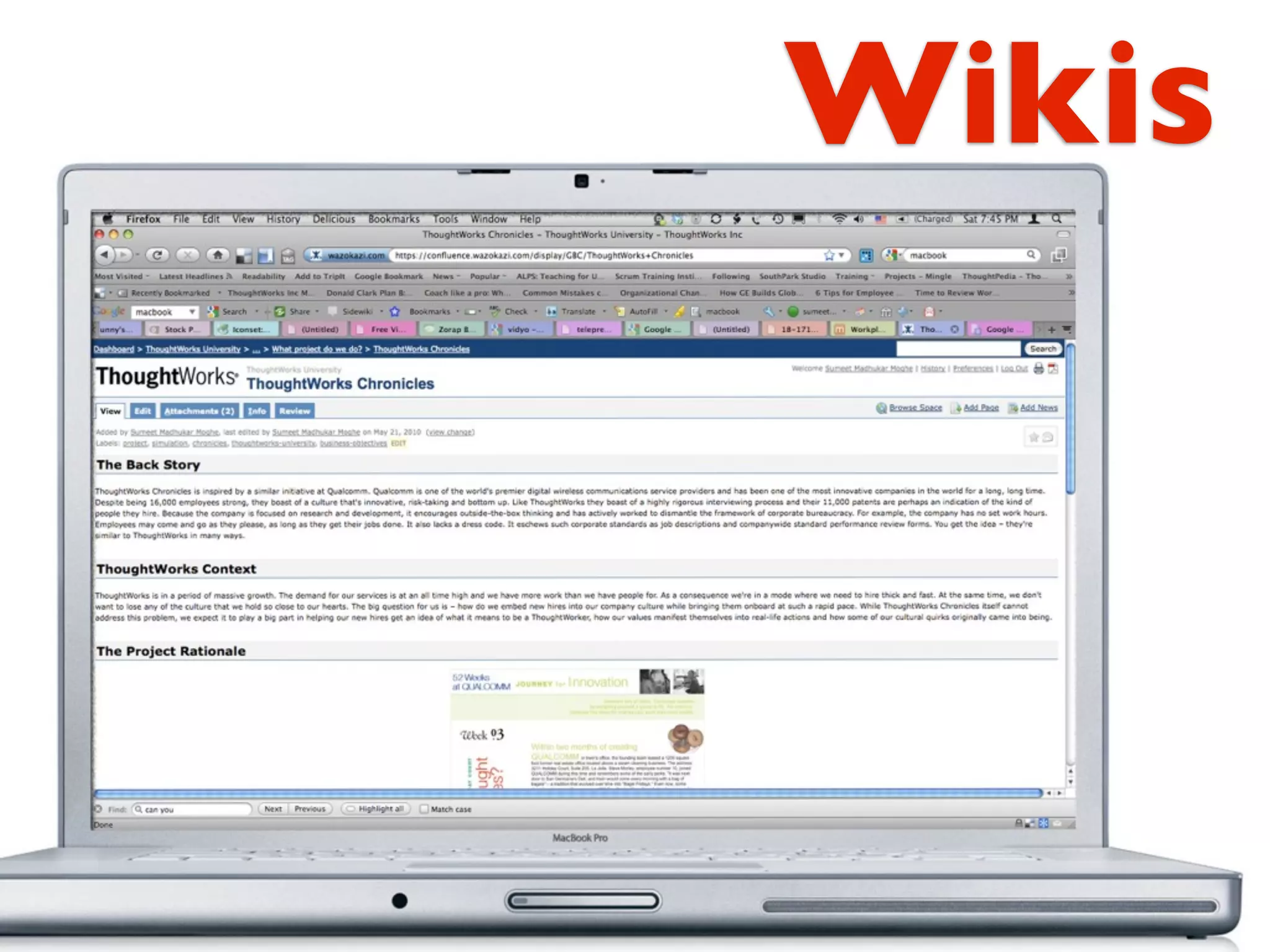 Wikis
 