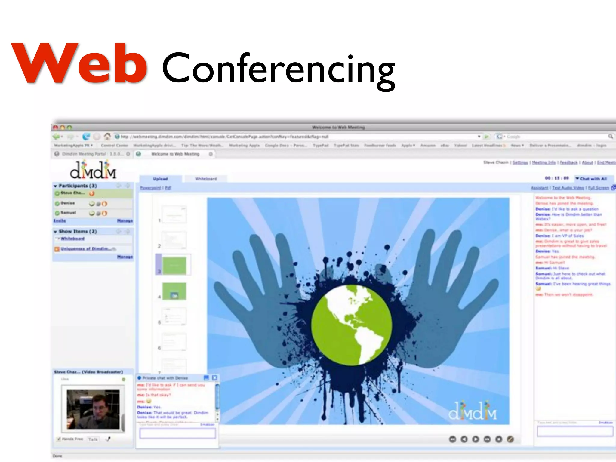 Web Conferencing
 