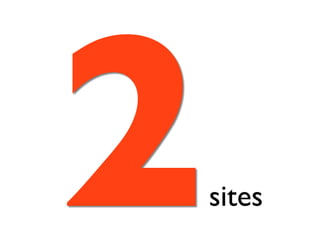 2   sites
 