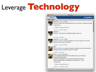 Leverage Technology
 