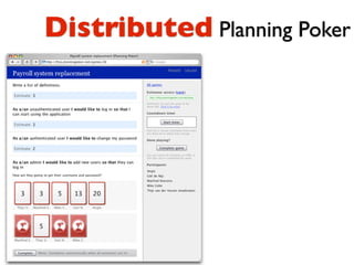 Distributed Planning Poker
 