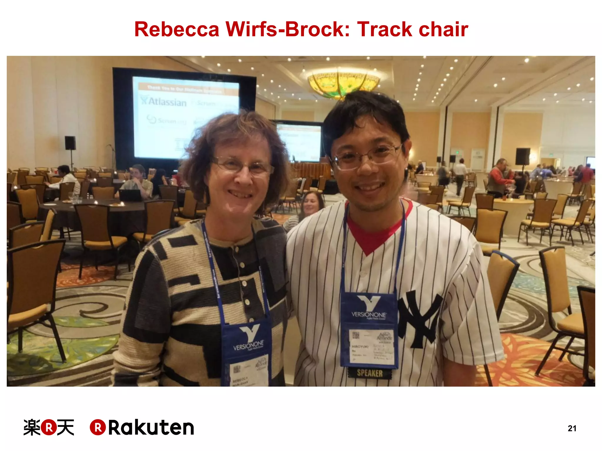 21 
Rebecca Wirfs-Brock: Track chair  