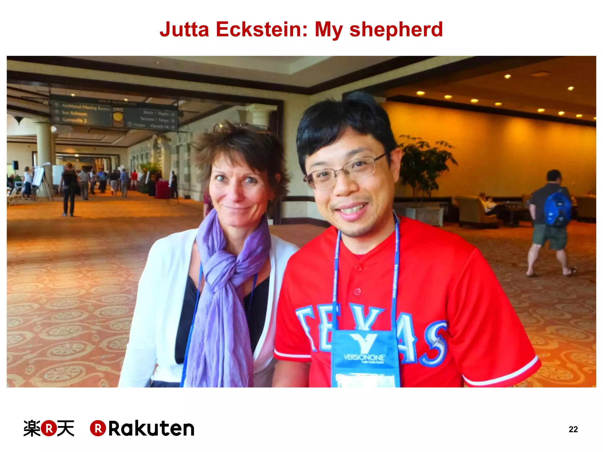22 
Jutta Eckstein: My shepherd  