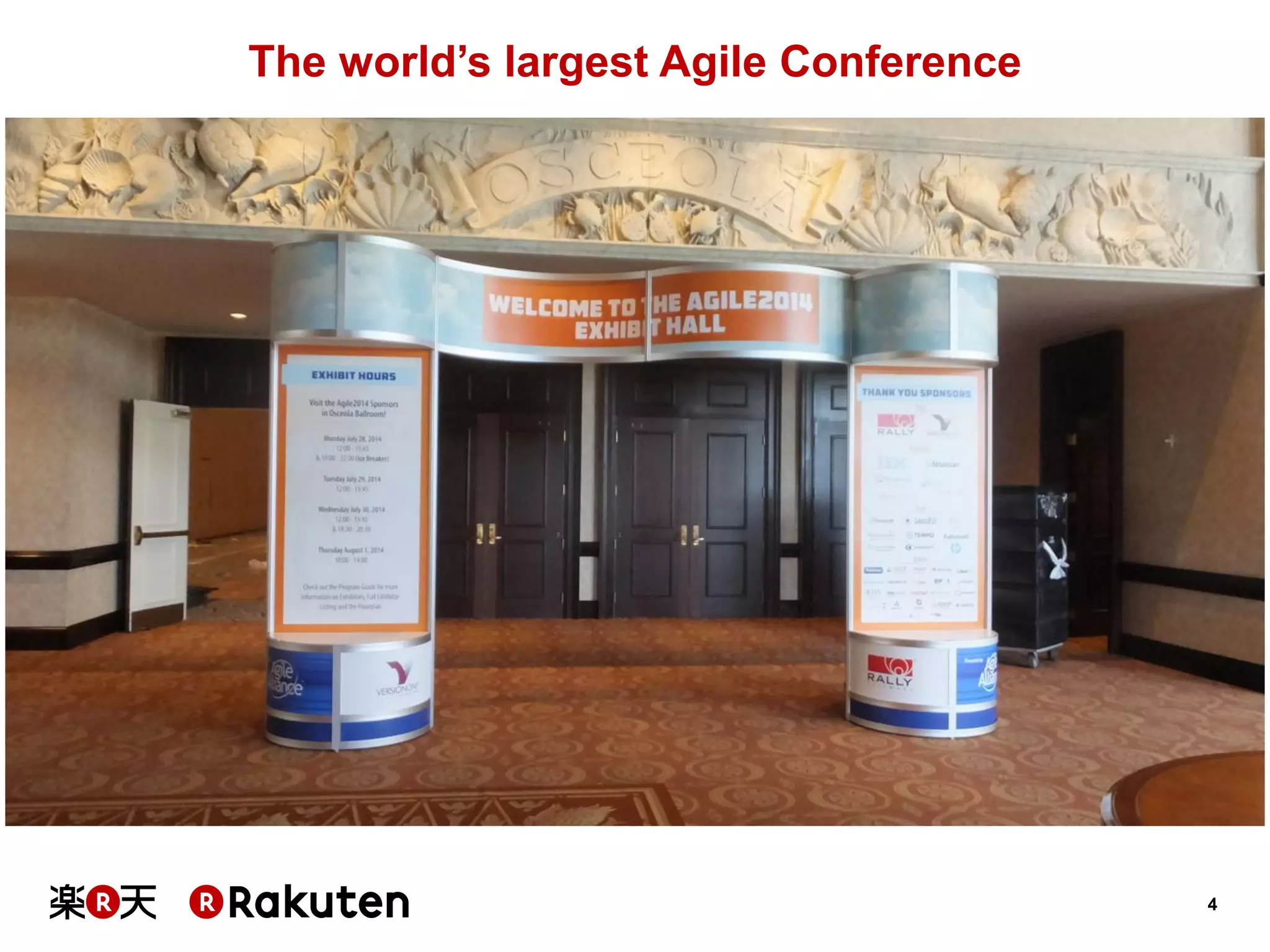 4 
WALL CI/CD 
WALL TDD 
WALL ATDD 
The world’s largest Agile Conference  