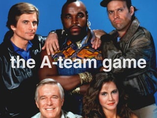 the A-team game
 