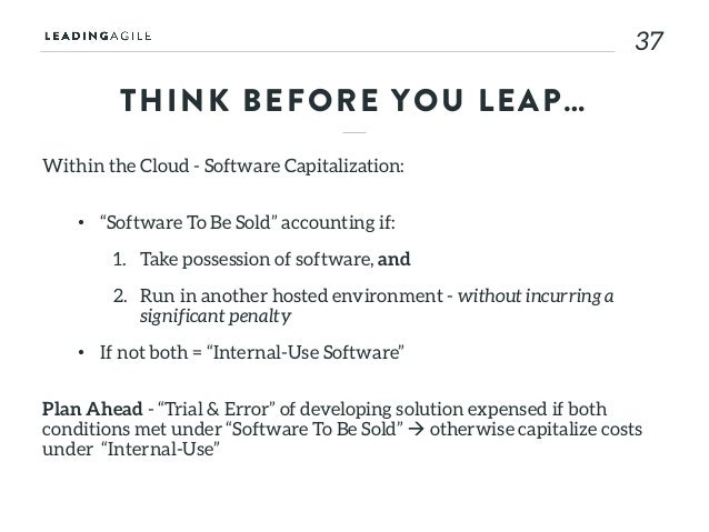 Accounting Treatment For Software Implementation Costs Capitalized