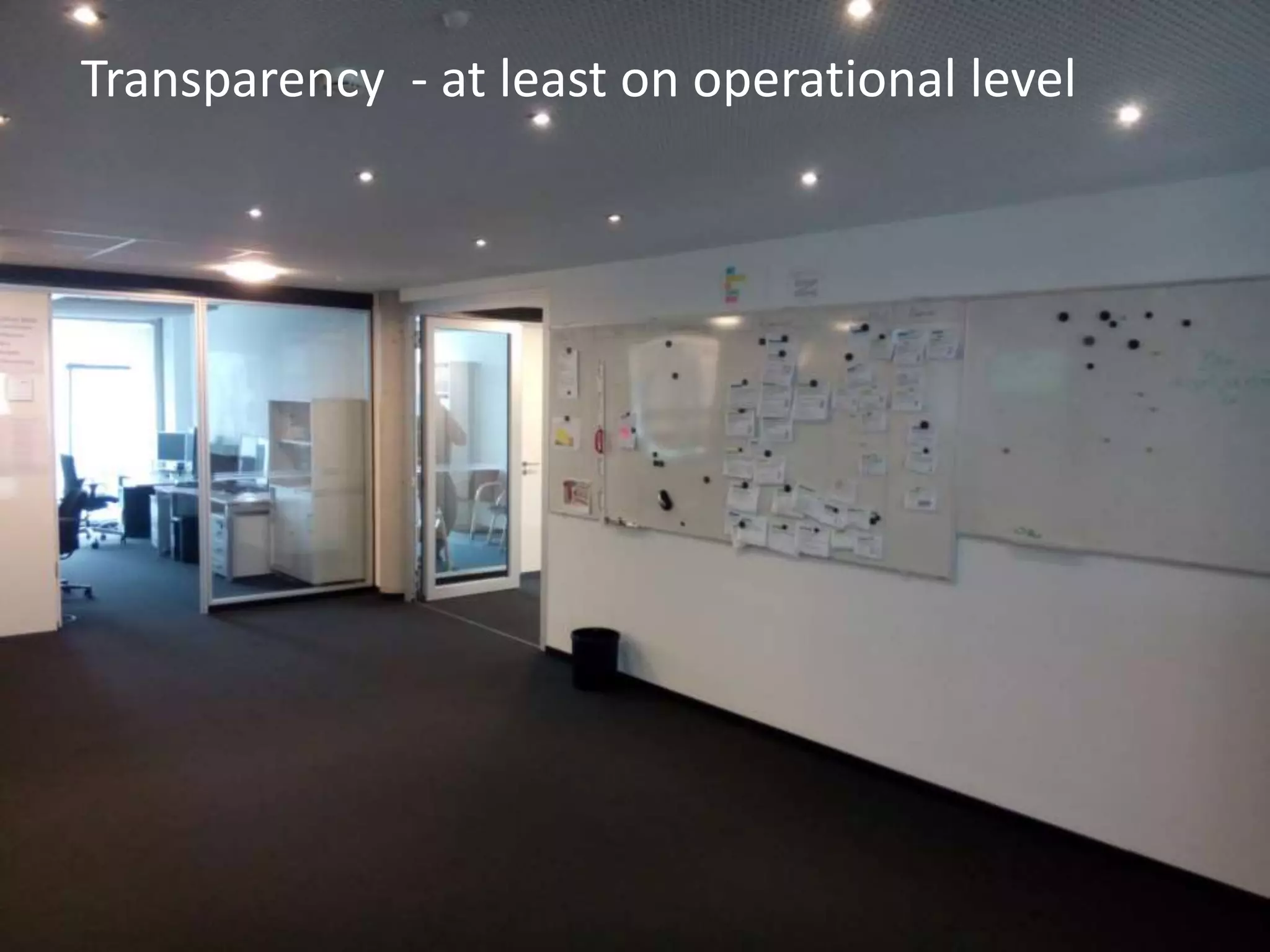 August 8, 2013 8Ersteller oder Veranstaltungstitel
Transparency - at least on operational level
 
