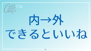 内→外

できるといいね
30
 