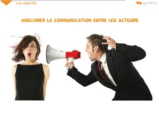 Les objectifs
Ameliorer la communication entre les acteurs
 
