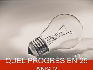image d’ampoule
QUEL PROGRÈS EN 25
 