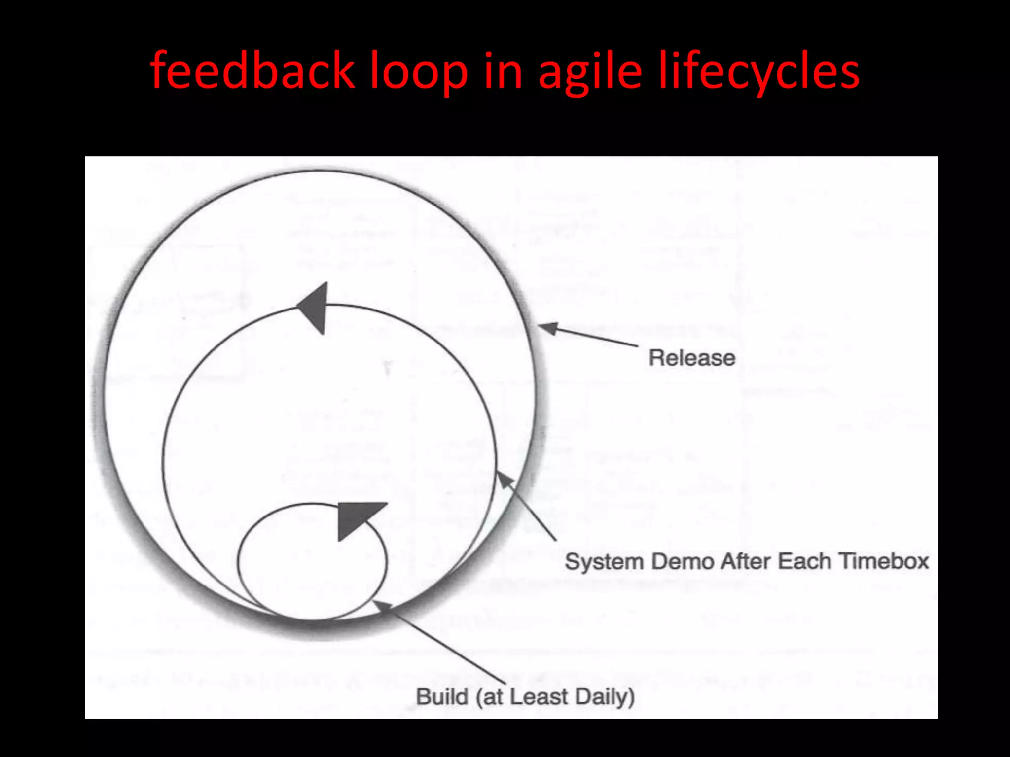 feedback loop in agile lifecycles
 