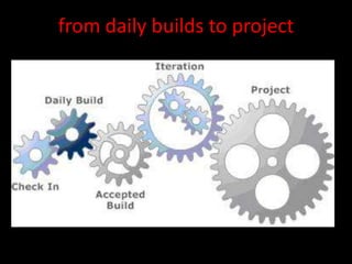 from daily builds to project
 