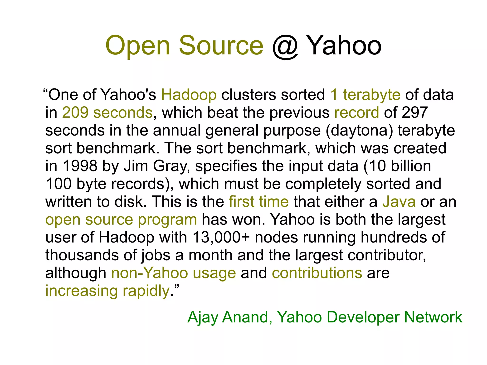 Responding to change  over  following a plan ” The Agile Manifesto Open Source “ Open source is a development method for software that harnesses the power of  distributed peer review  and  transparency of process . The promise of open source is  better  quality ,  