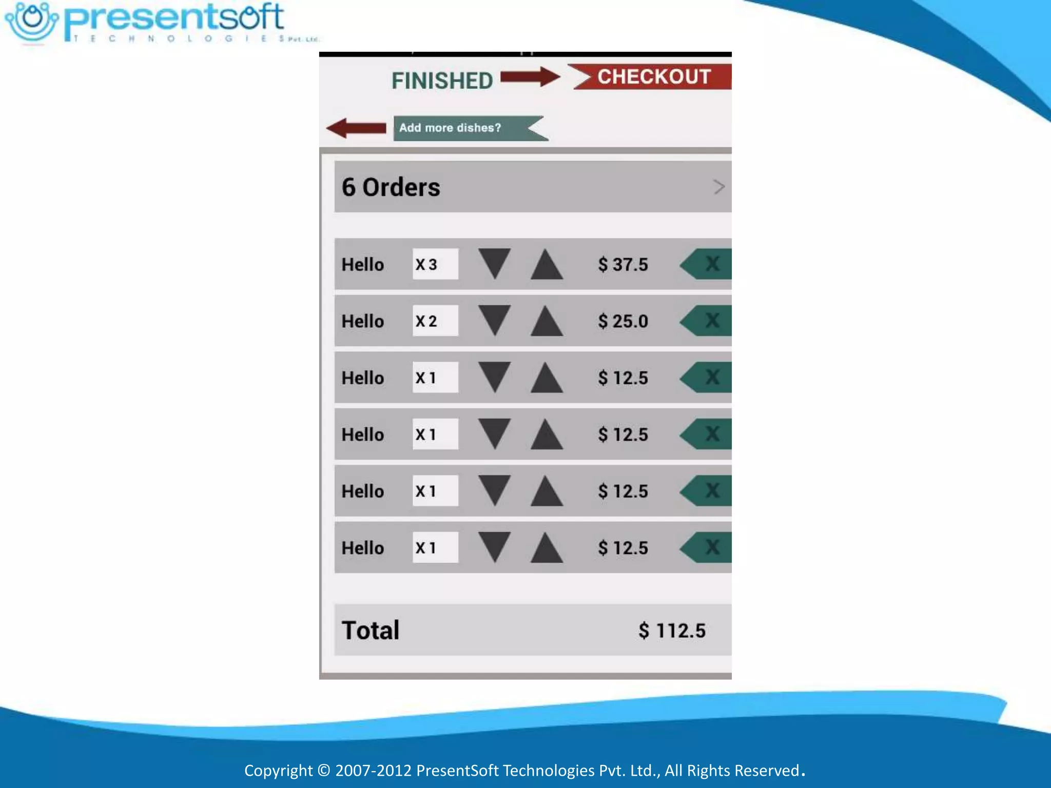 Copyright © 2007-2012 PresentSoft Technologies Pvt. Ltd., All Rights Reserved.
 