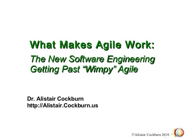 Agile And Software Engineering In The 21st Century