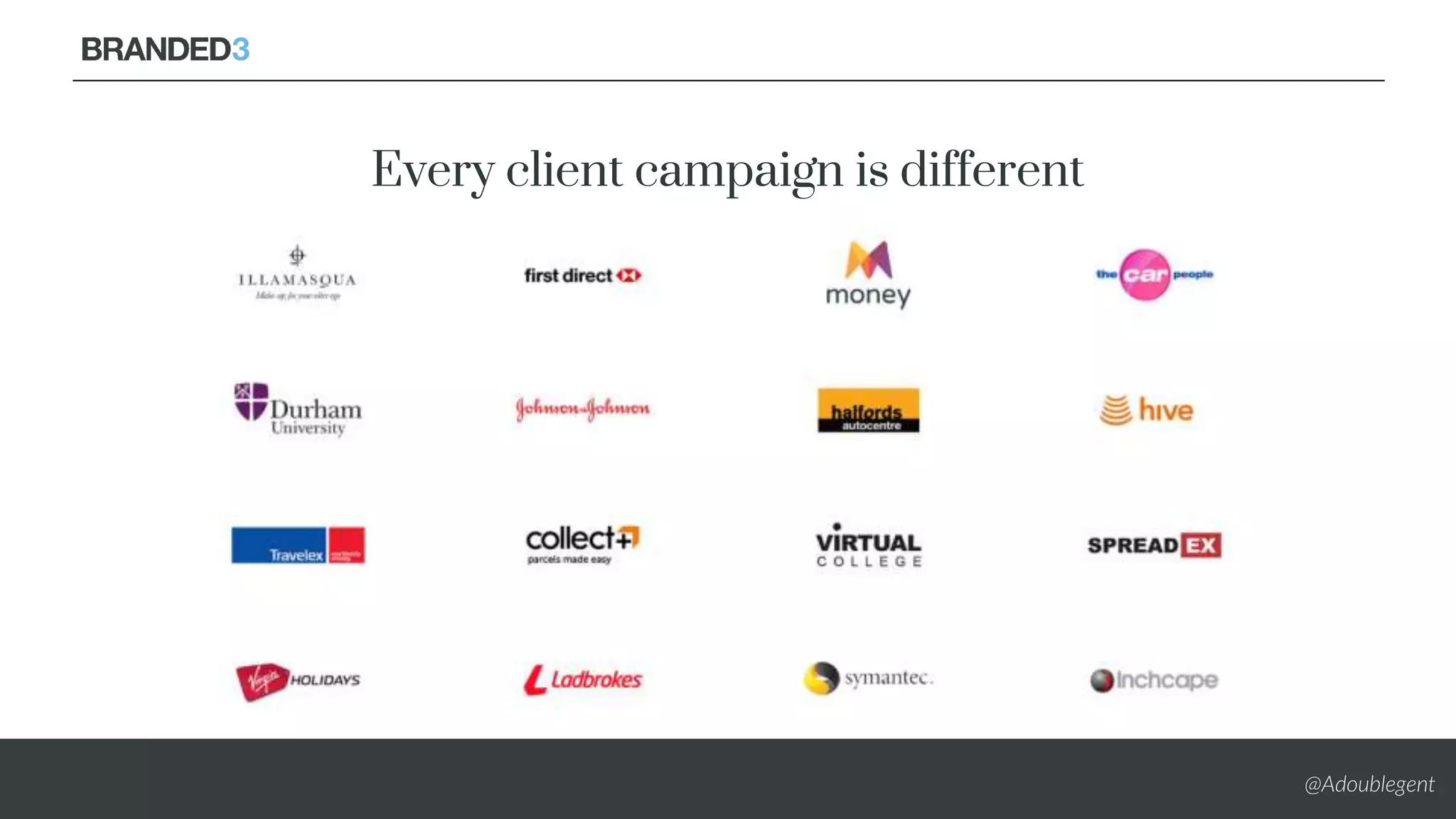 @Adoublegent
Every client campaign is different
 