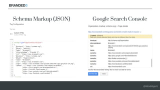 @Adoublegent
Schema Markup (JSON) Google Search Console
 