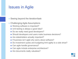 Agile architecture | PPTX