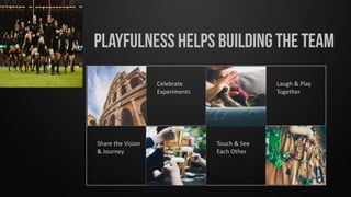 Share the Vision
& Journey
Celebrate
Experiments
Touch & See
Each Other
Laugh & Play
Together
 