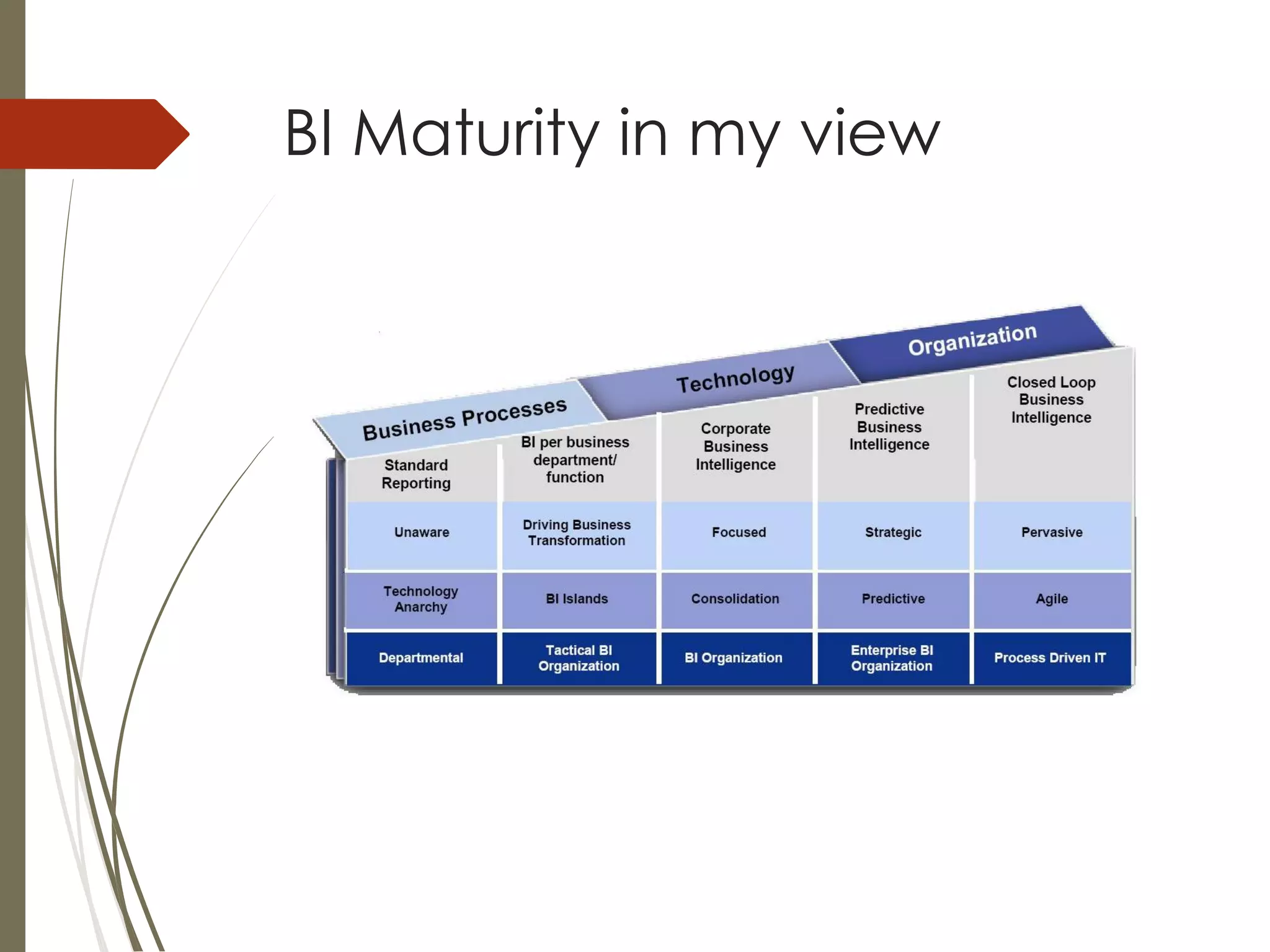 BI Maturity in my view
 