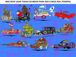 MAS DEVE USAR TODAS OS MEIOS PARA SER O MAIS ÁGIL POSSÍVEL 