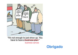 business canvas!

                   Obrigado!
 