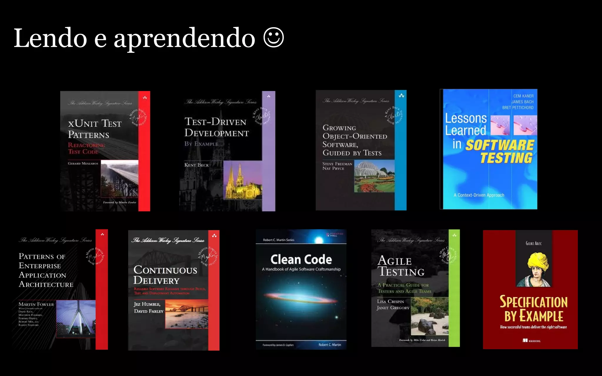 Lendo e aprendendo 
 