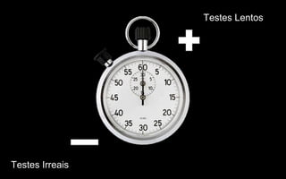 Testes Lentos




Testes Irreais
 