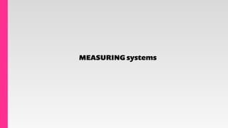 MEASURING systems
 