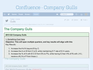 Confluence - Company Gulls
 
